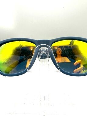 Goodr Denali National Park Sunglasses Blue Polarized Green Mirrored Lens 1F3